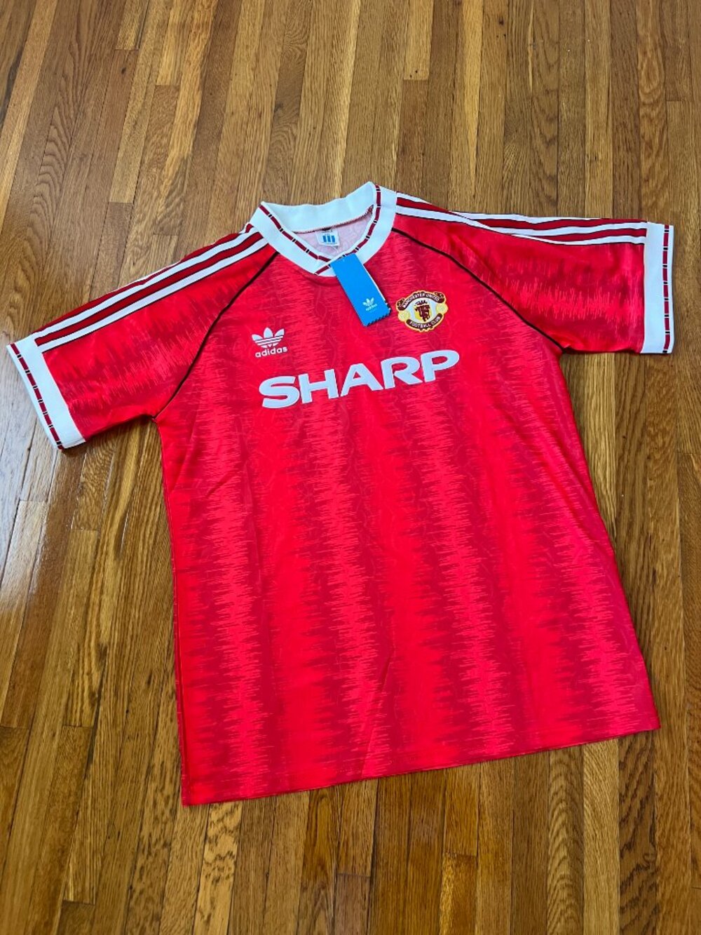 Manchester United FC Adidas Originals Retro 80s Home Jersey - Men's XXL (NWT)